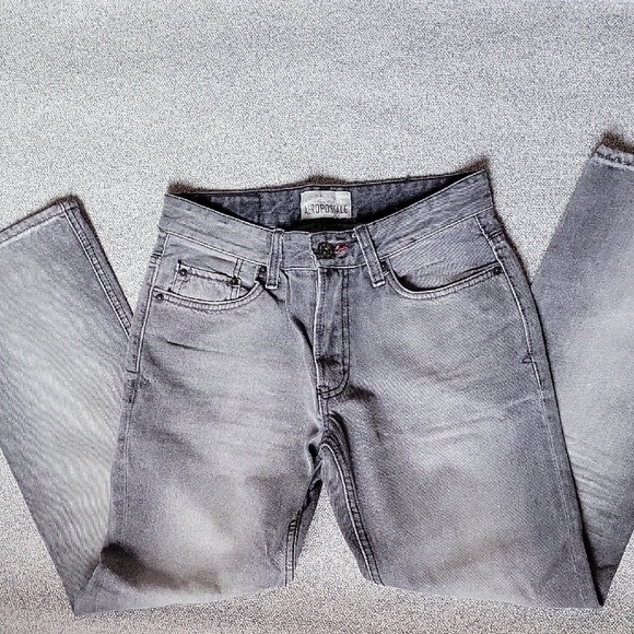 Aeropostale jeans Charcoal Men's Essex Straight Lrg Size 29/30 - Picture 3 of 9